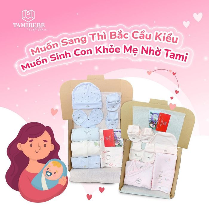 Bộ sưu tập đồ sơ sinh đa dạng tại Tamibebe