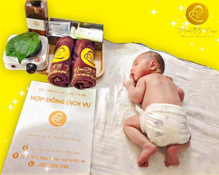 Hình ảnh dịch vụ chăm sóc mẹ và bé tại Mombb Care