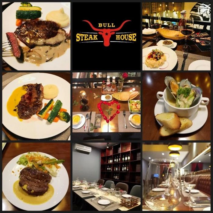 Những phần bò bít tết hảo hạng được chế biến tinh tế tại Bull Steak House