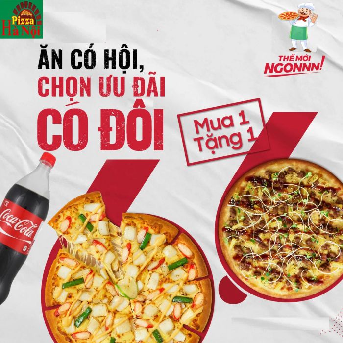 Hình ảnh pizza thơm ngon tại Pizza Hà Nội