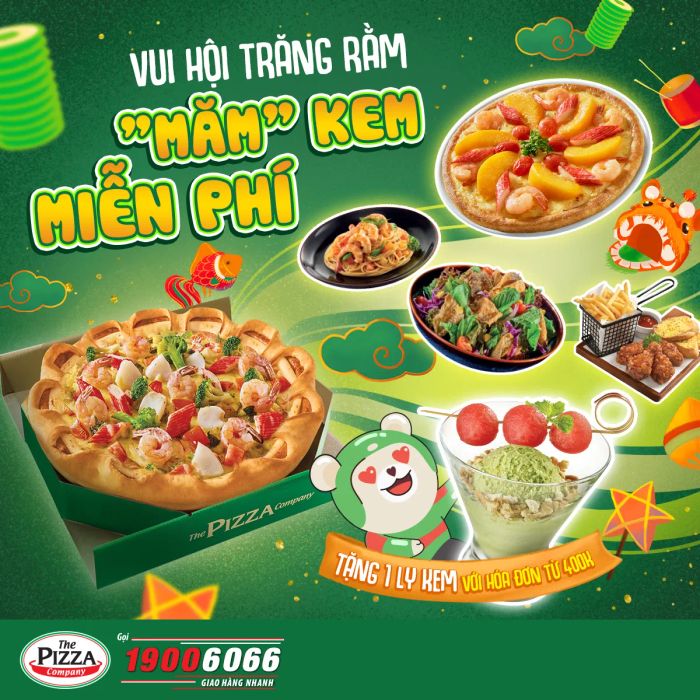 Không gian hiện đại và sang trọng tại The Pizza Company