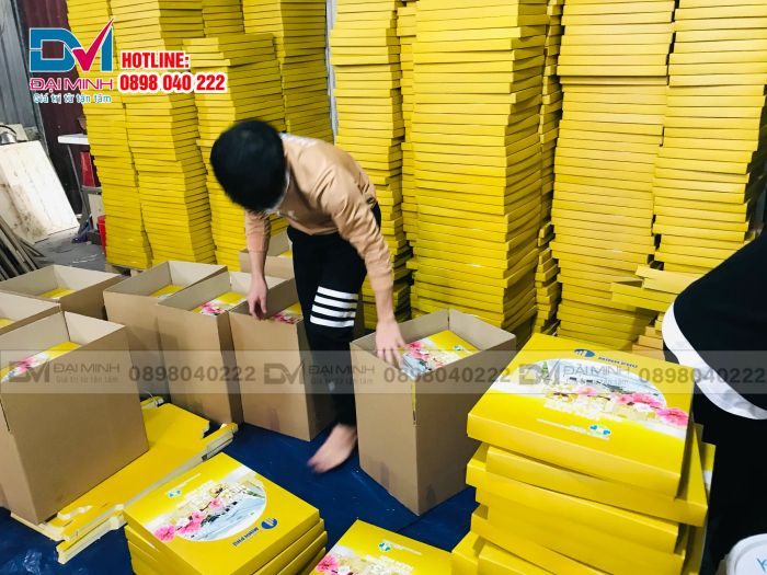 Hình ảnh quy trình kiểm tra chất lượng nghiêm ngặt tại In Đại Minh