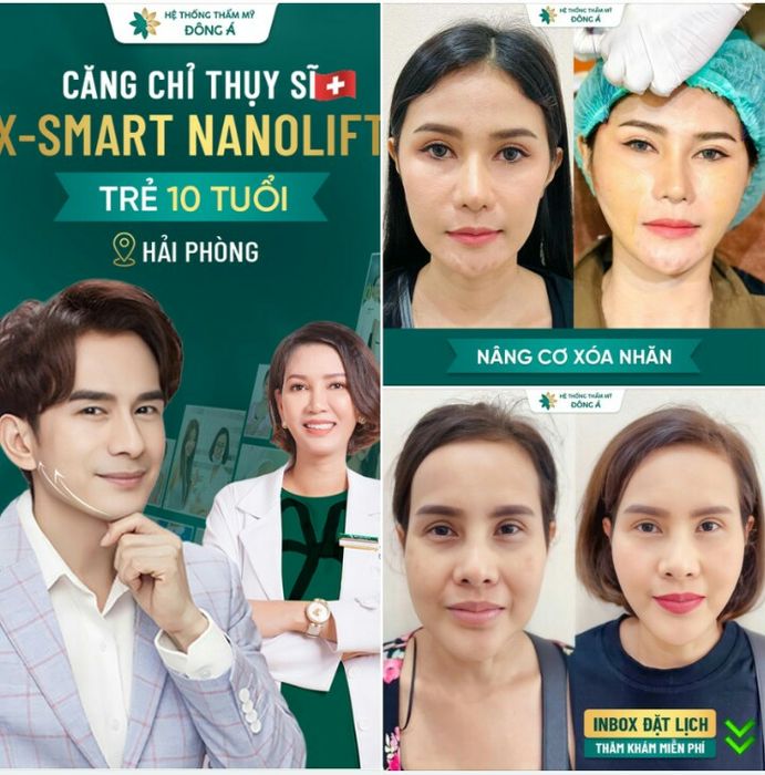 Không gian sang trọng đẳng cấp tại Thẩm Mỹ Viện Đông Á Hải Phòng
