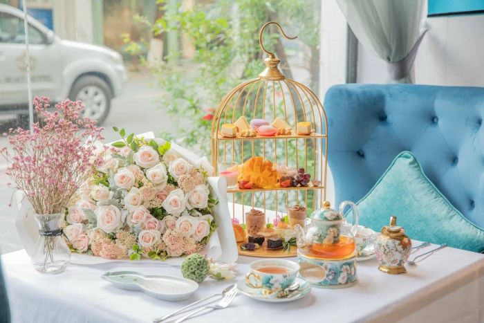 Không gian thưởng trà sang trọng tại Bonne Vie