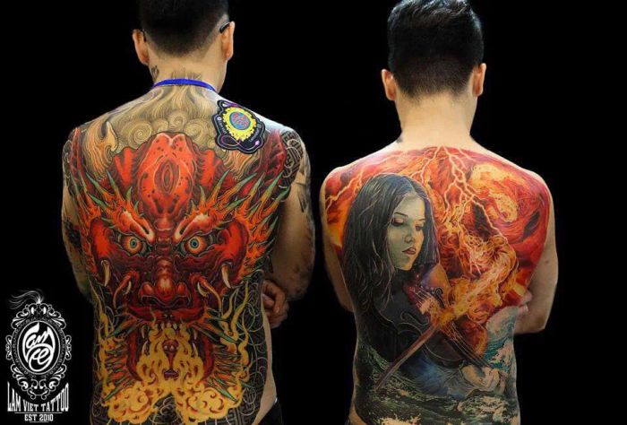 Kiệt tác xăm hình tại Lam Viet Tattoo