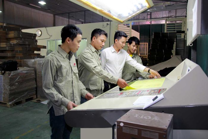 Nhà xưởng sản xuất hiện đại của In Hồng Đăng