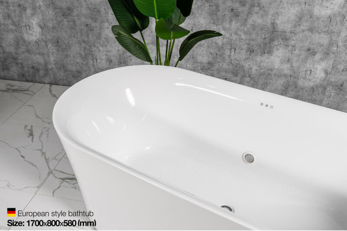 Bồn tắm đặt sàn massage 1.7m MOWOEN MW8229-170.MS