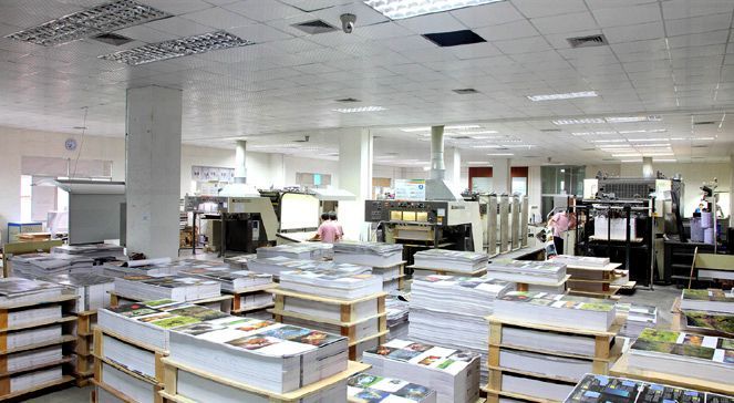 Xưởng in hiện đại với công nghệ offset tiên tiến