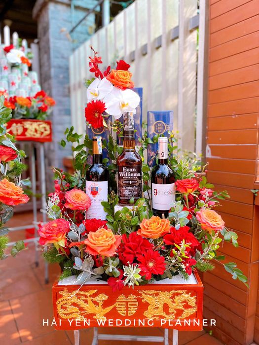 Hình ảnh mẫu tráp cưới tinh tế từ Hải Yến Wedding Planner