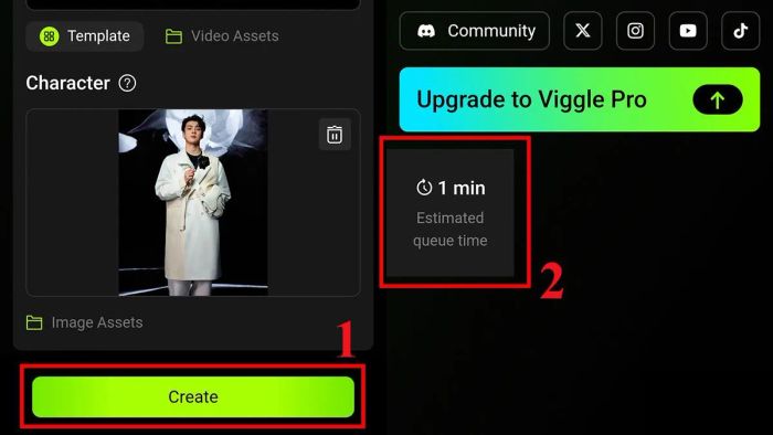 Hướng dẫn đăng nhập Viggle AI - Bước cuối cùng