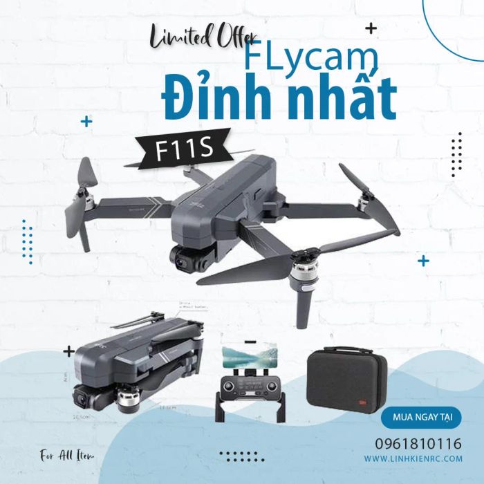 Trải nghiệm thực tế các dòng flycam tại showroom Linh kiện RC