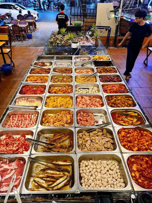 Hình ảnh không gian ẩm thực sang trọng tại A.D.A Buffet