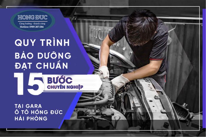 Hình ảnh thực tế Gara Ô Tô Hồng Đức - Hải Phòng