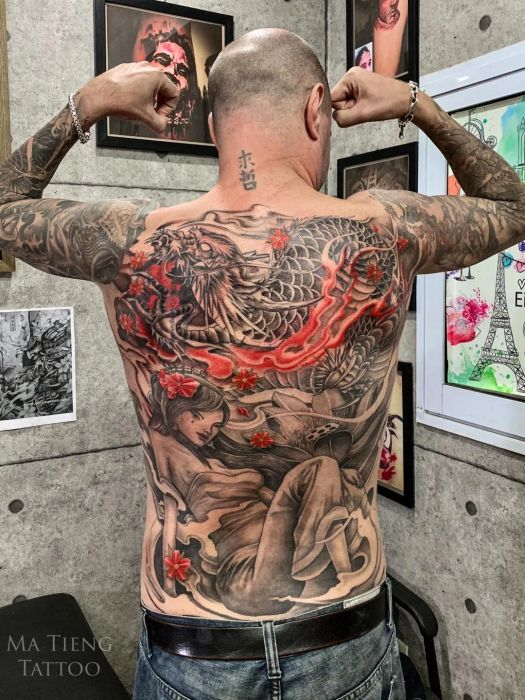Tác phẩm nghệ thuật tại Ma Tieng Tattoo