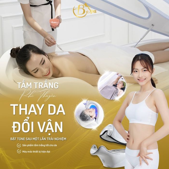 Hình ảnh sang trọng về không gian trị liệu tại B Spa