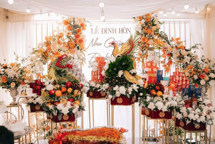 Mẫu tráp cưới nghệ thuật tại Sen Flower - Ảnh 1