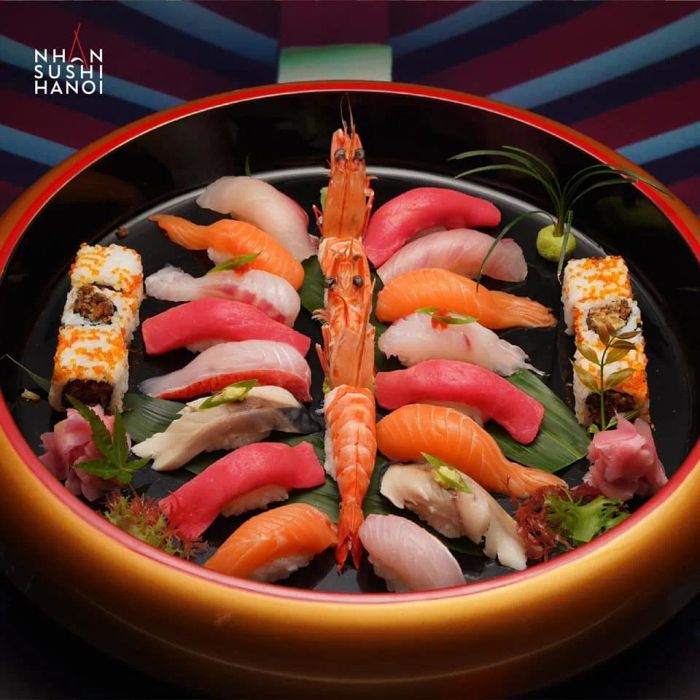 Nhan Sushi Hà Nội - Bộ sưu tập hình ảnh tinh tế (Ảnh 2)