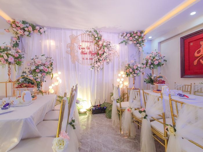 Hình ảnh không gian tiệc cưới ấn tượng do Trang Đạt Wedding & Event thực hiện – Ảnh 1