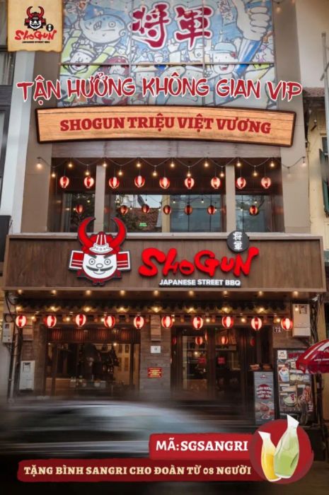 Không gian ấm cúng và đậm chất Nhật Bản tại Shogun Japanese Street BBQ