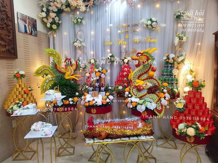 Bộ sưu tập tráp rồng phượng tinh xảo tại Thanh Hằng - Ảnh 1