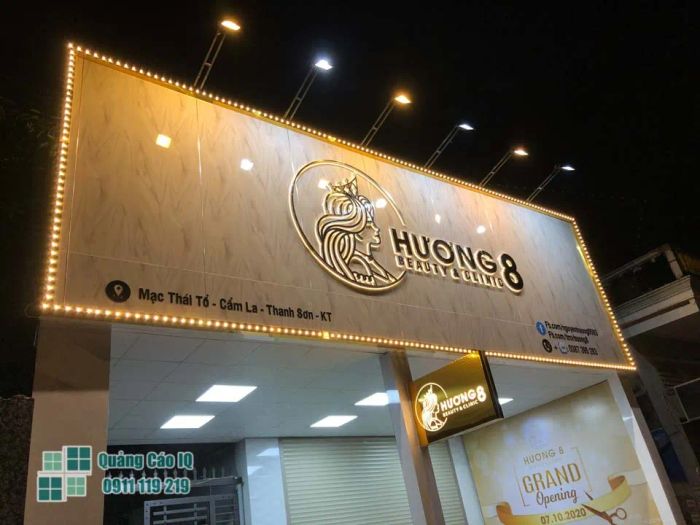 Hình ảnh thực tế thi công từ Quảng cáo IQ