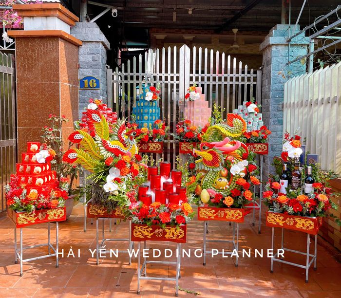 Hình ảnh mẫu tráp cưới hỏi đẹp từ Hải Yến Wedding Planner