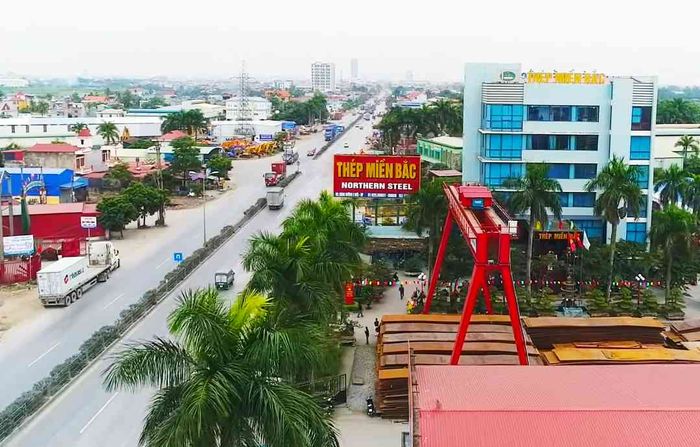 Hình ảnh nhà máy sản xuất hiện đại của Công Ty Cổ Phần Thép Miền Bắc