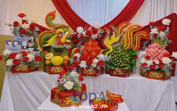 Khám phá địa chỉ làm mâm quả cưới hỏi đạt chuẩn tại TP. Tân An - sự kết hợp hài hòa giữa truyền thống và hiện đại