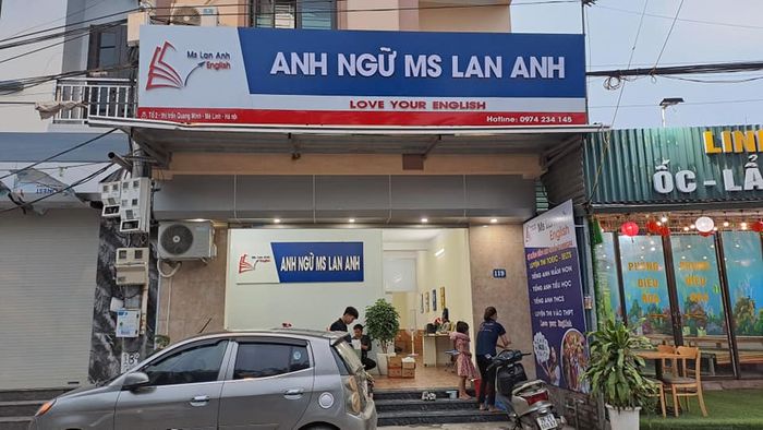 Không gian học tập tại Ms Lan Anh English