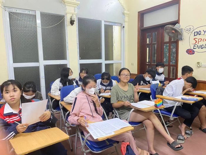 Lớp học tương tác tại Anh Ngữ MasterE