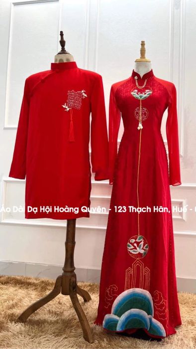 Áo Dài Dạ Hội Hoàng Quyên – Hình ảnh 2