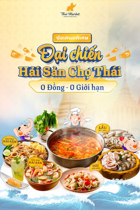Góc ẩm thực đậm chất Thái Lan tại Thai Market Restaurant