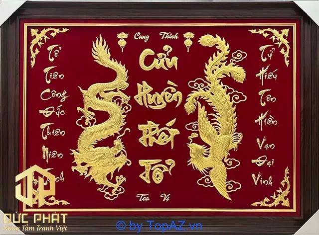 Bộ sưu tập tranh thờ Cửu Huyền Thất Tổ Long Phụng - Hội tụ tinh hoa nghệ thuật truyền thống