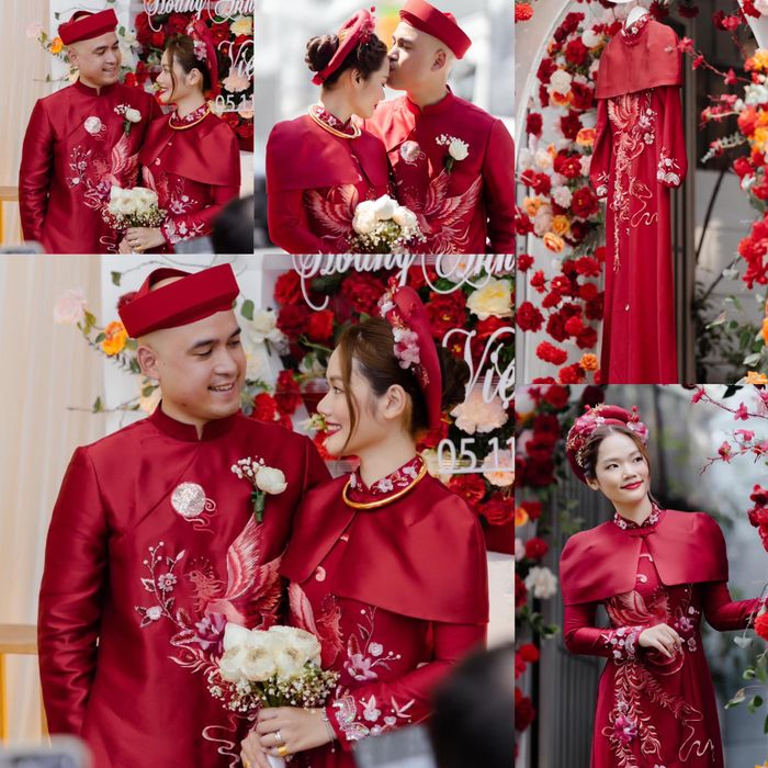 BST áo dài cưới cách điệu tại Hoàng Nhật Minh Bridal