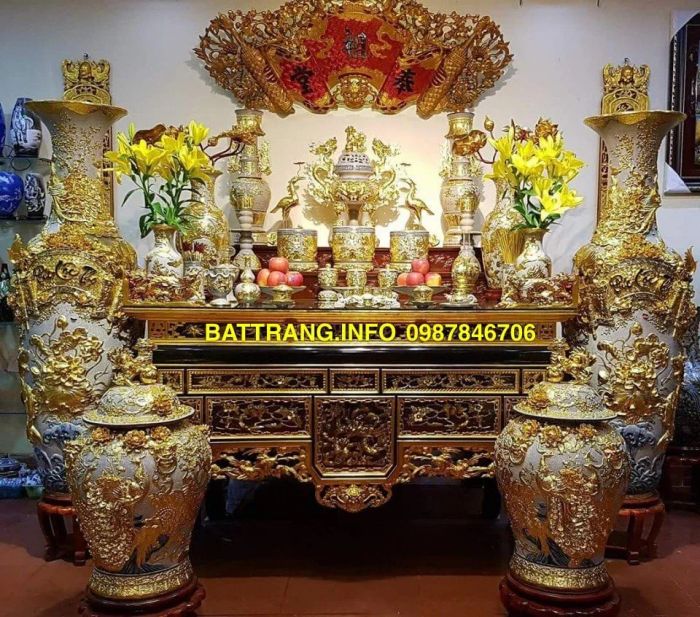 Bộ sưu tập đồ thờ gốm sứ cao cấp tại BATTRANG.INFO (Ảnh 2)