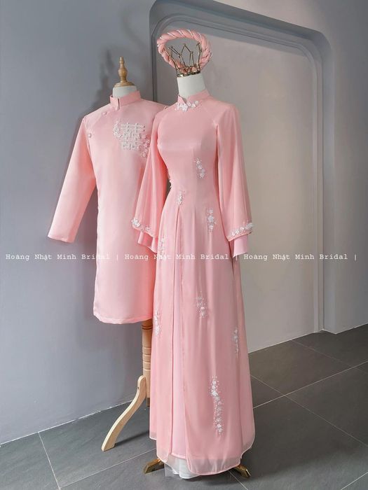 Bộ sưu tập áo dài cưới thanh lịch tại Hoàng Nhật Minh Bridal