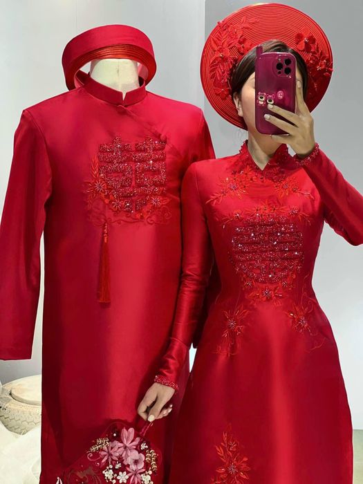 Những mẫu áo dài cưới ấn tượng tại Love Studio