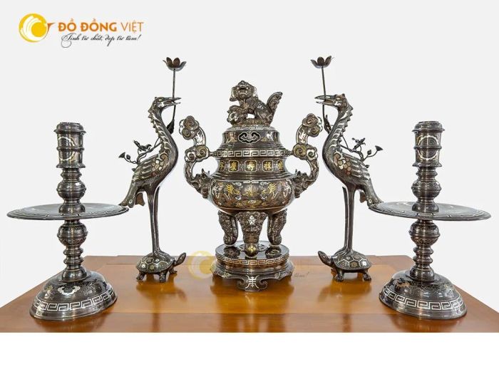 Tác phẩm đồ đồng mỹ nghệ tinh xảo tại Đồ Đồng Việt (Ảnh 1)