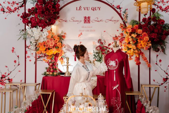 ROYAL BRIDAL - BST áo dài cưới đính đá quý