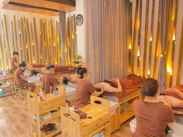 Không gian xanh mát tại Mộc Hoa Beauty & Skin Care