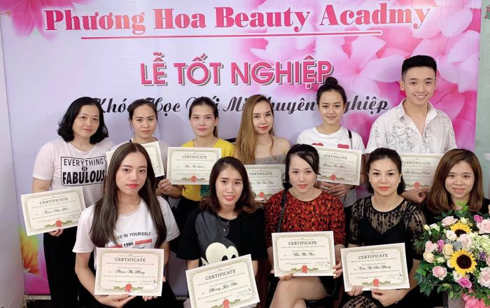 Không gian đào tạo chuyên nghiệp tại Phương Hoa's Eyelash