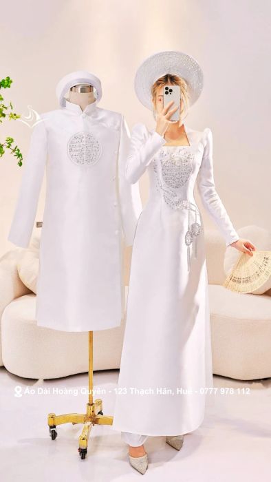 Áo Dài Dạ Hội Hoàng Quyên – Hình ảnh 1