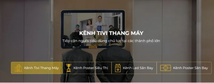 Chicilon Media - Quảng cáo thang máy tại các tòa nhà, siêu thị, sân bay