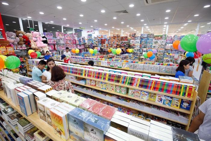 Không gian trưng bày sách ấn tượng tại Rubik Hải Phòng