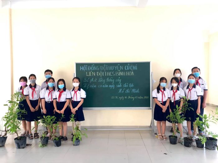Hình ảnh hoạt động giảng dạy tại Trường THCS Bình Hòa