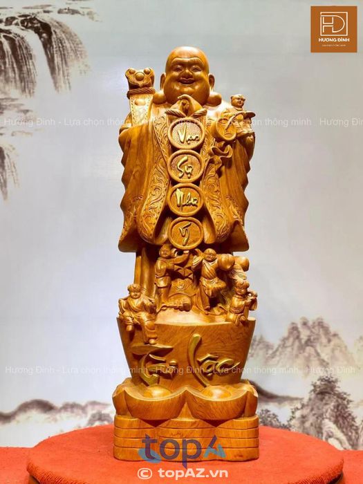 Tượng gỗ phong thủy - Đồ Gỗ Mỹ Nghệ Nội Thất Hương Đình