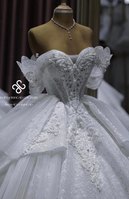 Hình ảnh váy cưới lộng lẫy tại Hải Thanh Cao Bridal