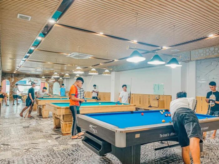 Hình ảnh không gian sang trọng tại BIDA Billiards 68