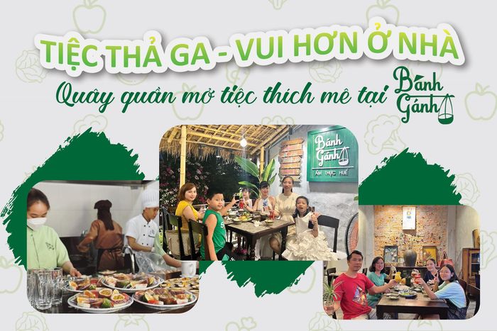 Không gian ẩm thực đậm chất Huế tại Bánh Gánh Restaurant
