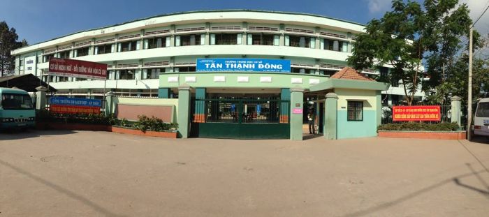 Hình ảnh nổi bật về khuôn viên Trường THCS Tân Thạnh Đông